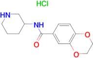 2,3-Dihydro-benzo[1,4]dioxine-6-carboxylic acid piperidin-3-ylamide hydrochloride