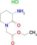 (S)-Ethyl 2-(3-amino-2-oxopiperidin-1-yl)acetate hydrochloride