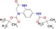 4-Boc-7-Bocamino-3,4-dihydroquinoxalin-2-one