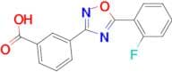 3-(5-(2-Fluorophenyl)-1,2,4-oxadiazol-3-yl)benzoic acid