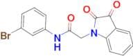 N-(3-bromophenyl)-2-(2,3-dioxo-2,3-dihydro-1H-indol-1-yl)acetamide