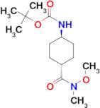 Tert-Butyl trans-4-(N-methoxy-N-methylcarbamoyl)cyclohexylcarbamate