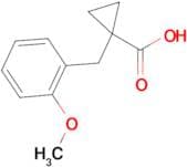 1-[(2-Methoxyphenyl)methyl]cyclopropane-1-carboxylic acid