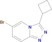 6-Bromo-3-cyclobutyl-[1,2,4]triazolo[4,3-a]pyridine
