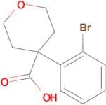 4-(2-Bromophenyl)oxane-4-carboxylic acid