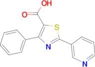 4-Phenyl-2-(3-pyridyl)thiazole-5-carboxylic acid