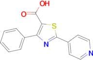 4-Phenyl-2-(4-pyridyl)thiazole-5-carboxylic acid