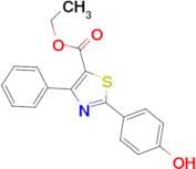 Ethyl 2-(4-hydroxyphenyl)-4-phenylthiazole-5-carboxylate