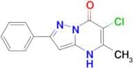 6-Chloro-7-hydroxy-5-methyl-2-phenylpyrazolo[1,5-a]pyrimidine