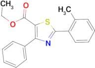 Ethyl 2-(2-tolyl)-4-phenylthiazole-5-carboxylate