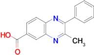2-Methyl-3-phenylquinoxaline-7-carboxylic acid
