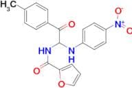 N-[2-(4-Methylphenyl)-1-[(4-nitrophenyl)amino]-2-oxoethyl]-2-furancarboxamide