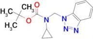 Tert-Butyl N-(1H-1,2,3-benzotriazol-1-ylmethyl)-N-cyclopropylcarbamate
