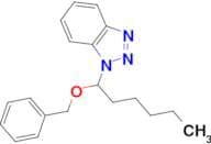 1-[1-(Benzyloxy)hexyl]-1H-1,2,3-benzotriazole