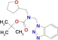Tert-Butyl N-(1H-1,2,3-benzotriazol-1-ylmethyl)-N-(oxolan-2-ylmethyl)carbamate