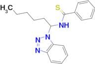 N-[1-(1H-1,2,3-Benzotriazol-1-yl)hexyl]benzenecarbothioamide