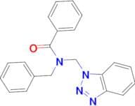 N-(1H-1,2,3-Benzotriazol-1-ylmethyl)-N-benzylbenzamide
