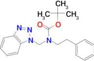 Tert-Butyl N-(1H-1,2,3-benzotriazol-1-ylmethyl)-N-(2-phenylethyl)carbamate