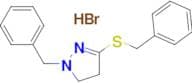 1-Benzyl-3-(benzylsulfanyl)-4,5-dihydro-1H-pyrazole hydrobromide