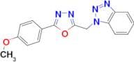 1-{[5-(4-Methoxyphenyl)-1,3,4-oxadiazol-2-yl]methyl}-1H-1,2,3-benzotriazole