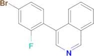 4-(4-Bromo-2-fluorophenyl)isoquinoline