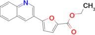 Ethyl 5-(3-quinolyl)-2-furoate
