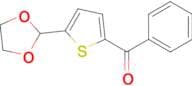 2-Benzoyl-5-(1,3-Dioxolan-2-yl)thiophene