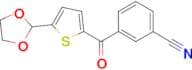 2-(3-Cyanobenzoyl)-5-(1,3-dioxolan-2-yl)thiophene