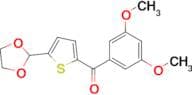 2-(3,5-Dimethoxybenzoyl)-5-(1,3-dioxolan-2-yl)thiophene