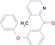 3-Methyl-2-(3-phenoxybenzoyl)pyridine