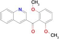 3-(2,6-Dimethoxybenzoyl)quinoline