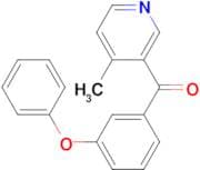 4-Methyl-3-(3-phenoxybenzoyl)pyridine