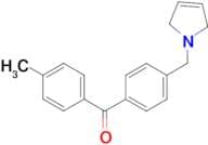 4-methyl-4'-(3-pyrrolinomethyl) benzophenone