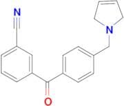 3-cyano-4'-(3-pyrrolinomethyl) benzophenone