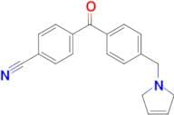 4-cyano-4'-(3-pyrrolinomethyl) benzophenone