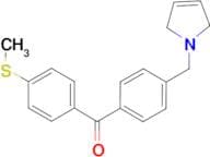 4-(3-pyrrolinomethyl)-4'-thiomethylbenzophenone