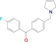 4-fluoro-4'-(3-pyrrolinomethyl) benzophenone