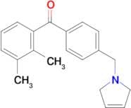 2,3-dimethyl-4'-(3-pyrrolinomethyl) benzophenone