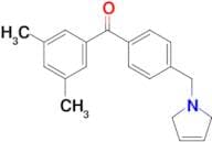 3,5-dimethyl-4'-(3-pyrrolinomethyl) benzophenone