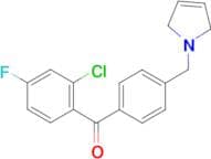 2-chloro-4-fluoro-4'-(3-pyrrolinomethyl) benzophenone