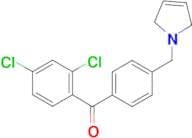 2,4-dichloro-4'-(3-pyrrolinomethyl) benzophenone