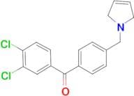 3,4-dichloro-4'-(3-pyrrolinomethyl) benzophenone