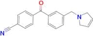 4'-cyano-3-(3-pyrrolinomethyl) benzophenone