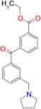 3-carboethoxy-3'-(3-pyrrolinomethyl) benzophenone