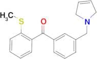 3'-(3-pyrrolinomethyl)-2-thiomethylbenzophenone