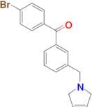 4'-bromo-3-(3-pyrrolinomethyl) benzophenone