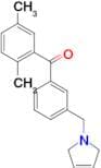 2,5-dimethyl-3'-(3-pyrrolinomethyl) benzophenone