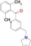 2,6-dimethyl-3'-(3-pyrrolinomethyl) benzophenone