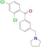 2,4-dichloro-3'-(3-pyrrolinomethyl) benzophenone