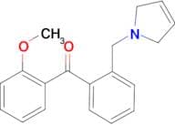 2-methoxy-2'-(3-pyrrolinomethyl) benzophenone